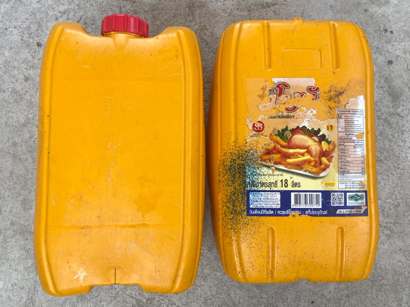 Mixed-Plastic Gallons (cooking oil)