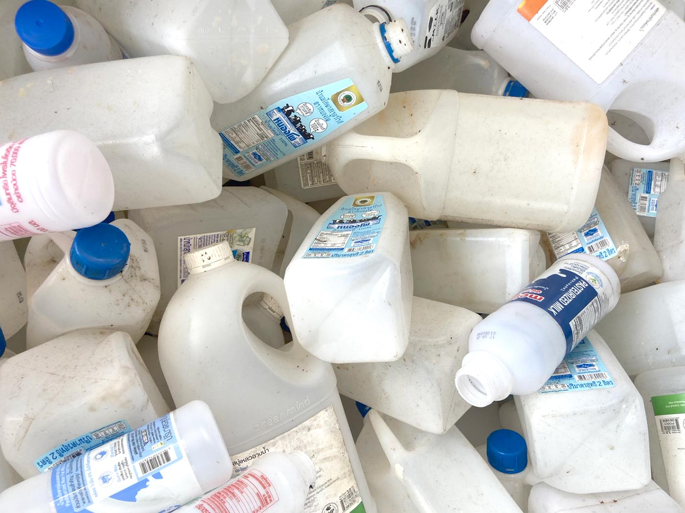 Natural HDPE containers